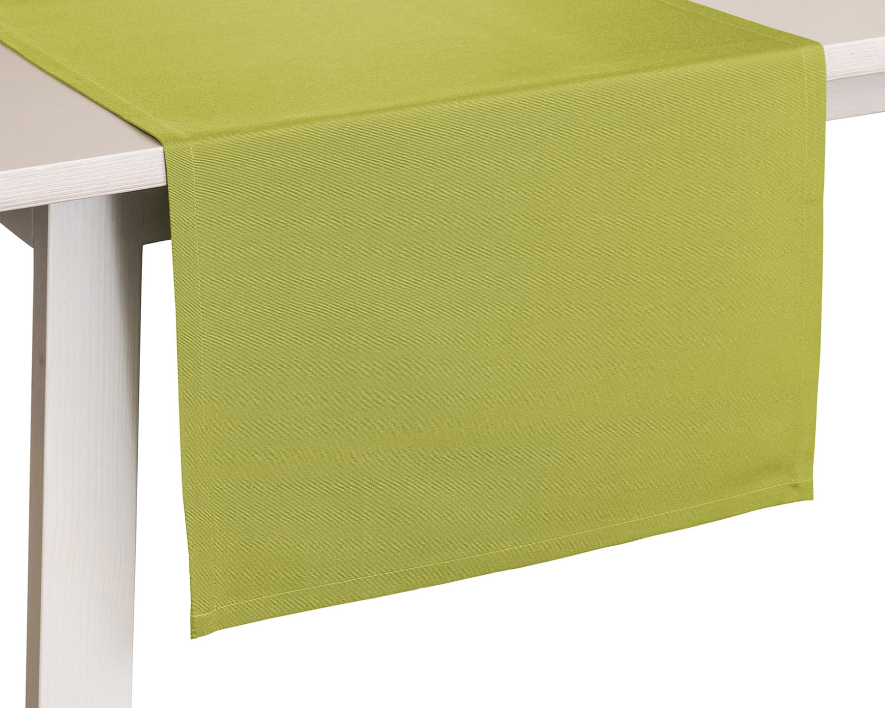 Tischläufer Como Einfarbig Grün/Limone Gr. ca. 50x150cm