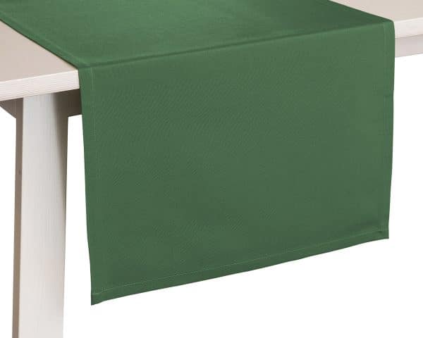 Tischläufer Como Einfarbig Pinie/Dunkelgrün Gr. ca. 50x150cm
