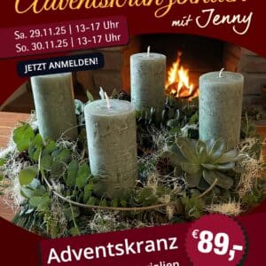 Adventskranz binden 30.11.2025