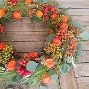 Herbstkranz binden am 11.10.2025   40cm