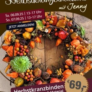 Herbstkranz binden am 07.09.2025