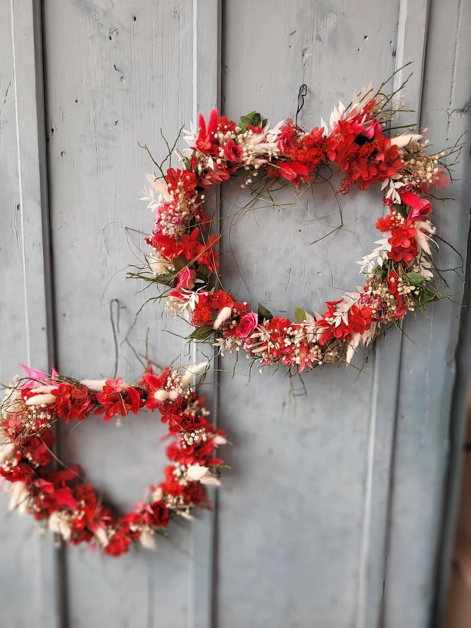 Muttertagsherzkranz binden – Bild 8