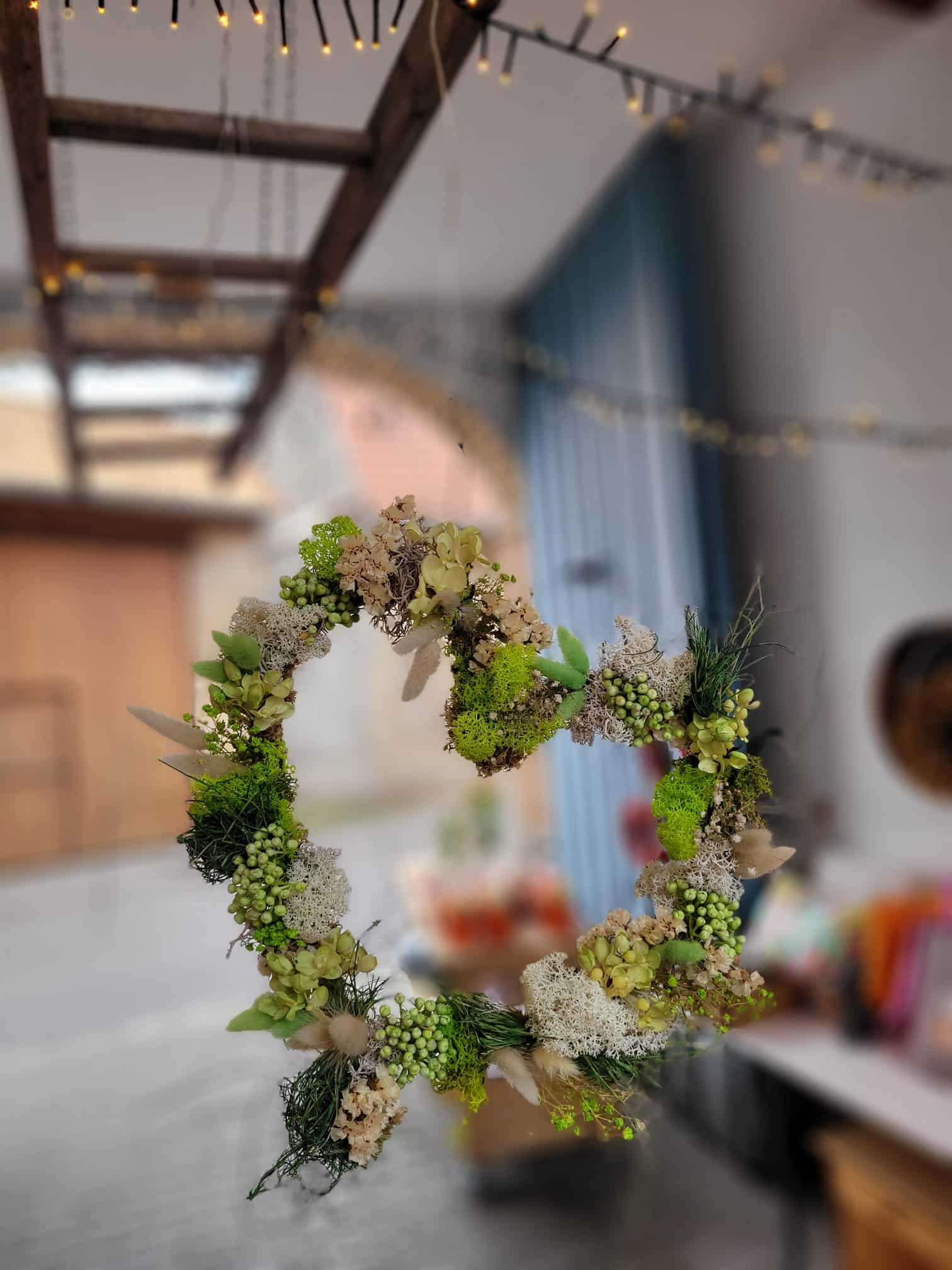 Muttertagsherzkranz binden – Bild 5