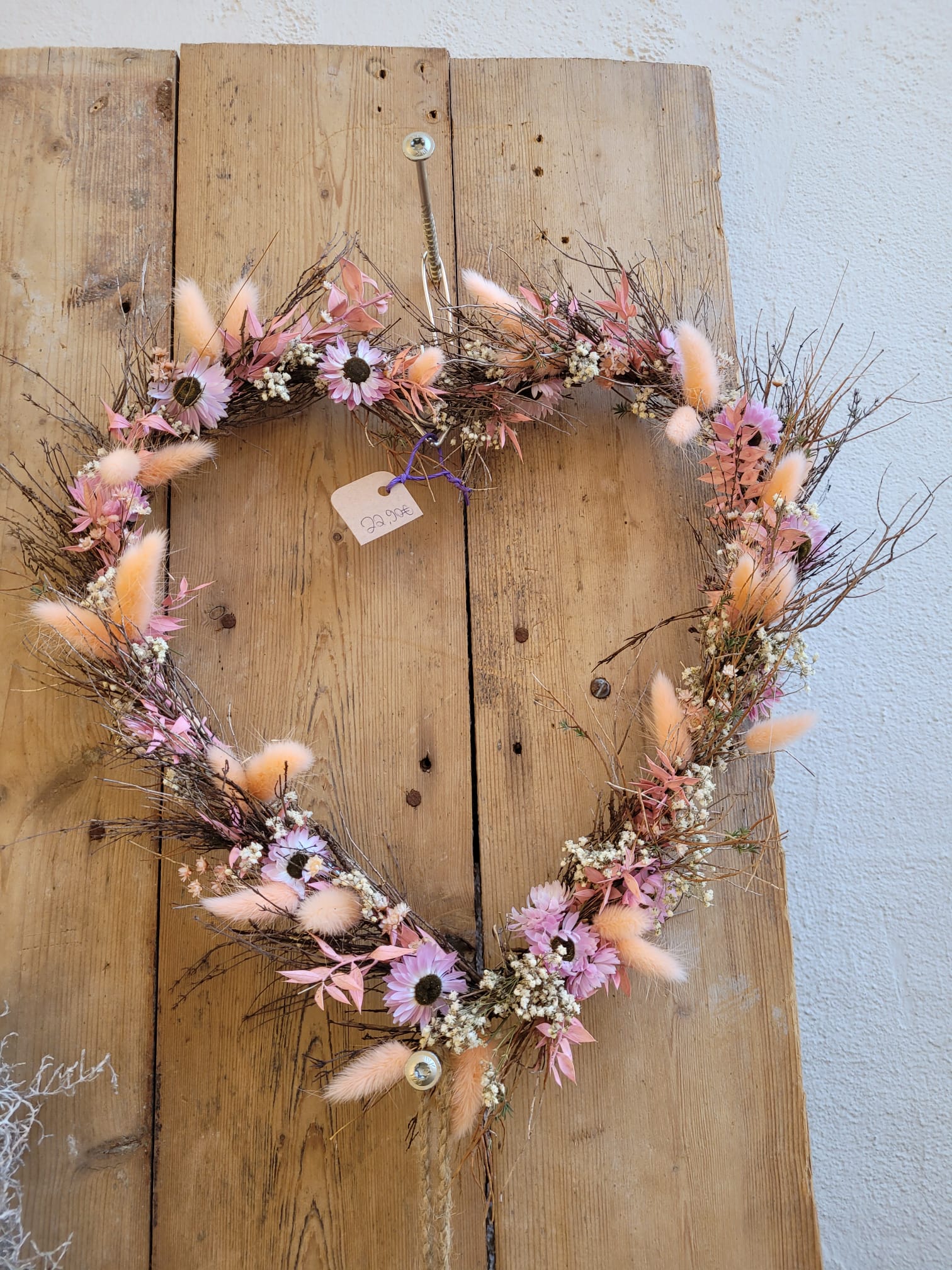 Muttertagsherzkranz binden – Bild 4